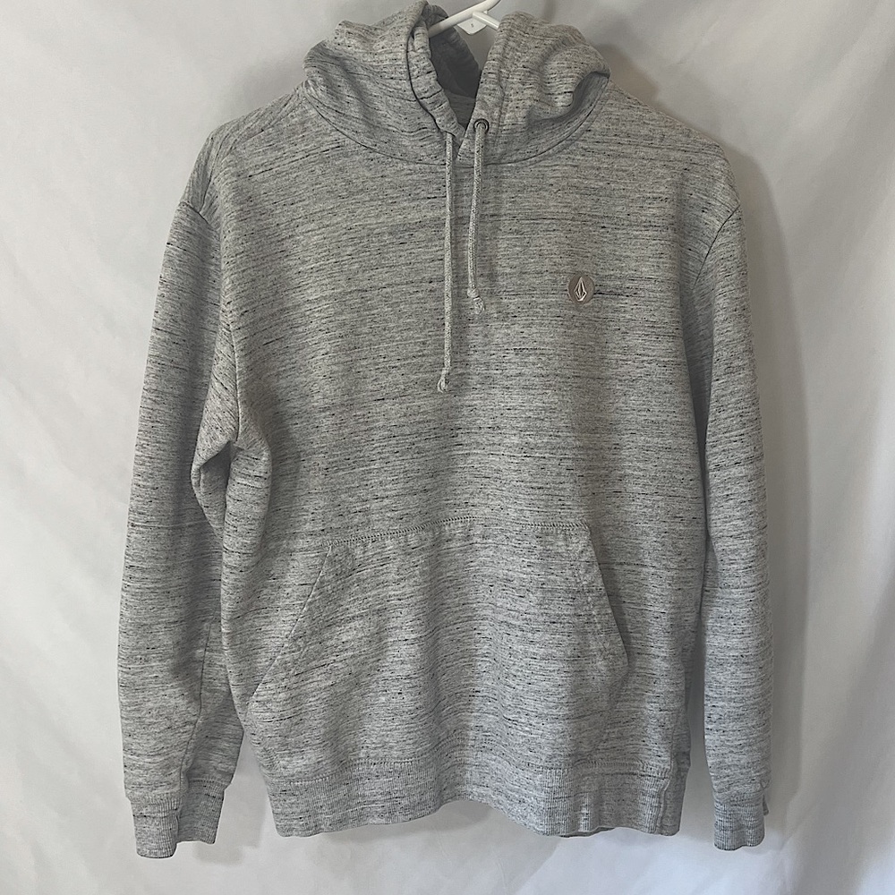 Volcom Hooded Sweatshirt - Heathered Gray Adult Small